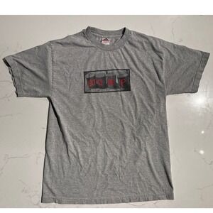 STOMP T Shirt Men's Gray Short Sleeve Graphic Tee